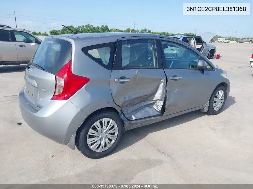 2014 Nissan Versa Note Sv VIN: 3N1CE2CP8EL381368 Lot: 39790375