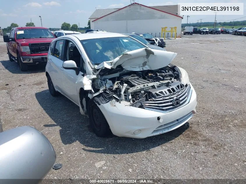 2014 Nissan Versa Note Sv VIN: 3N1CE2CP4EL391198 Lot: 40025671