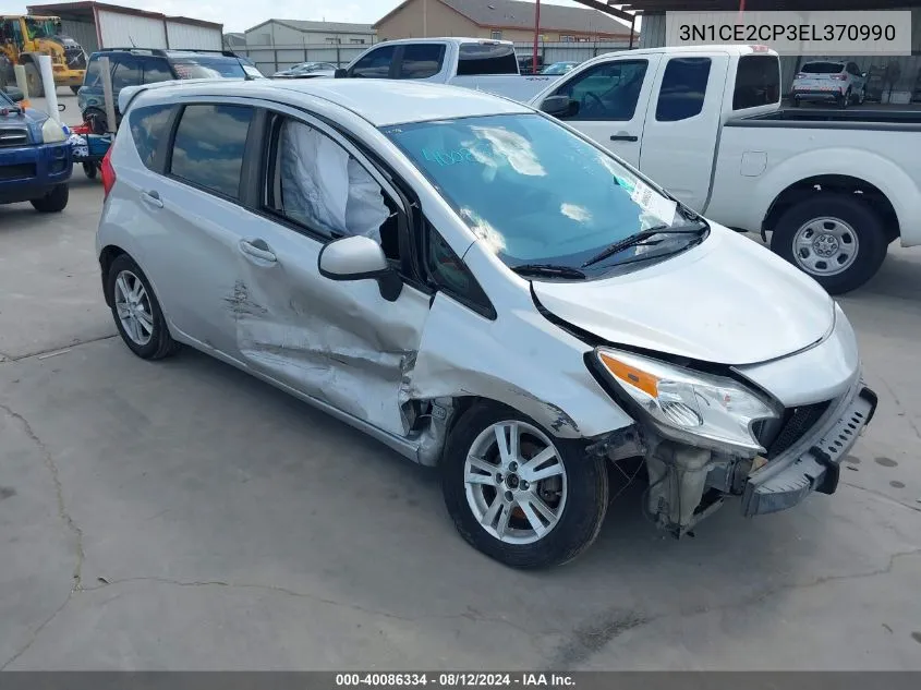 2014 Nissan Versa Note Sv VIN: 3N1CE2CP3EL370990 Lot: 40086334