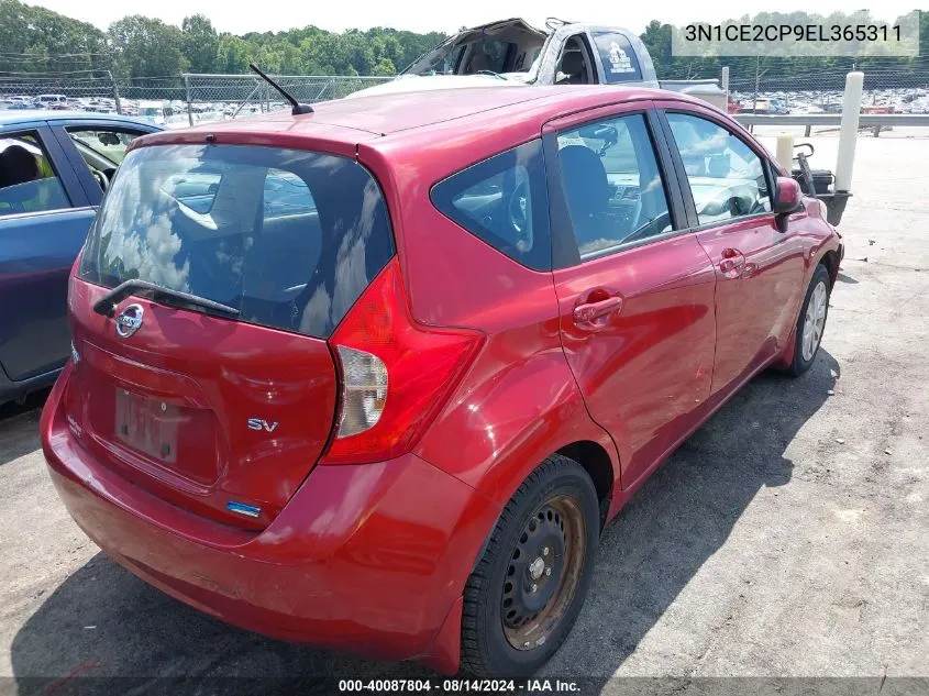 2014 Nissan Versa Note Sv VIN: 3N1CE2CP9EL365311 Lot: 40087804