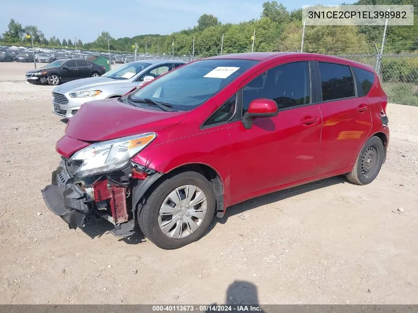 3N1CE2CP1EL398982 2014 Nissan Versa Note Sv