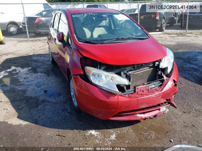 3N1CE2CP2EL414364 2014 Nissan Versa Note Sv