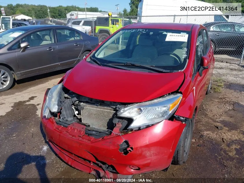 2014 Nissan Versa Note Sv VIN: 3N1CE2CP2EL414364 Lot: 40118901