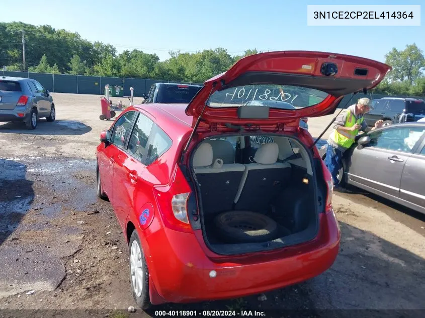 3N1CE2CP2EL414364 2014 Nissan Versa Note Sv