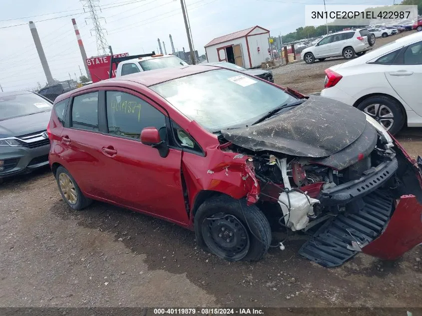 3N1CE2CP1EL422987 2014 Nissan Versa Note S (Sr)