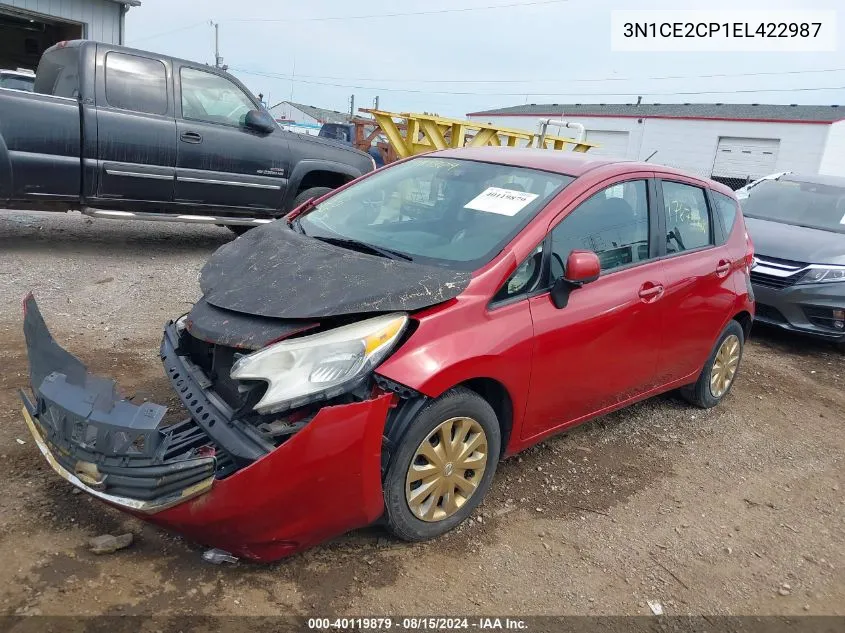 3N1CE2CP1EL422987 2014 Nissan Versa Note S (Sr)