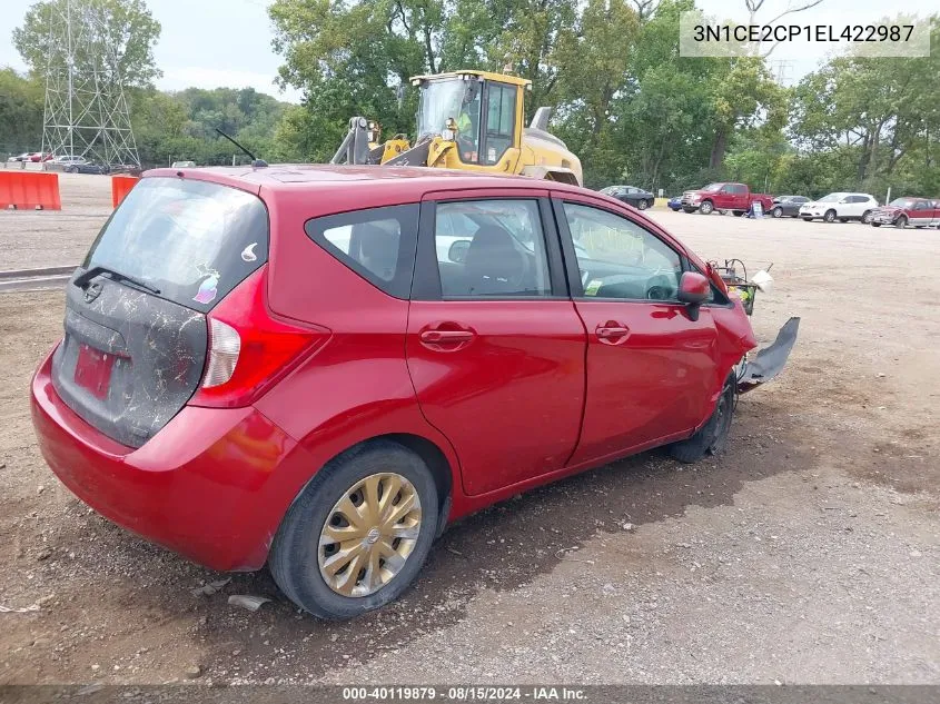 2014 Nissan Versa Note S (Sr) VIN: 3N1CE2CP1EL422987 Lot: 40119879