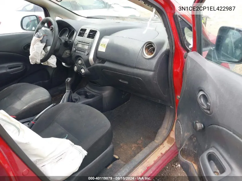 3N1CE2CP1EL422987 2014 Nissan Versa Note S (Sr)