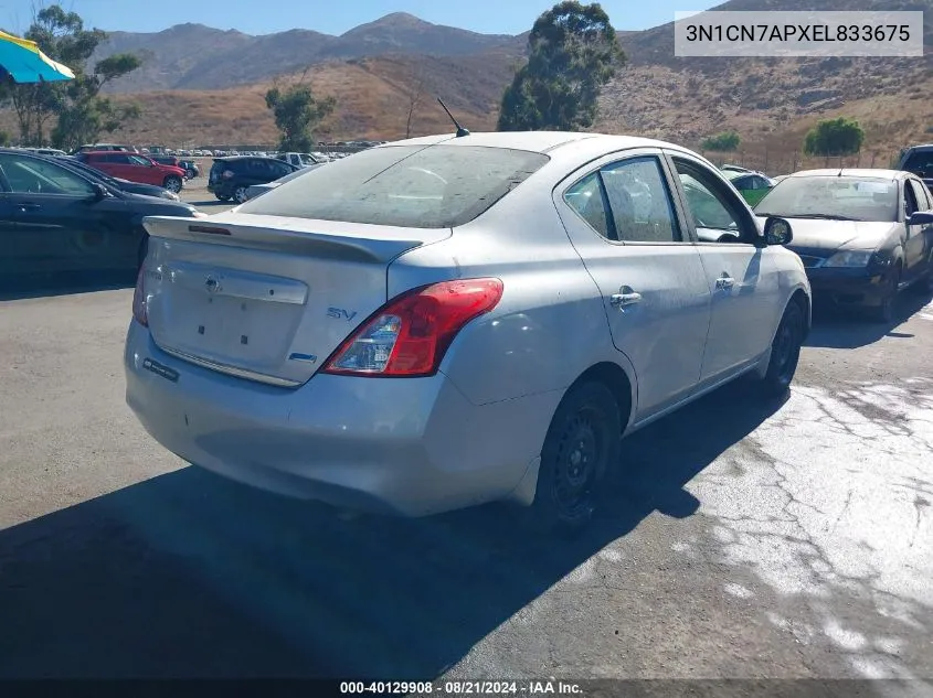 3N1CN7APXEL833675 2014 Nissan Versa 1.6 Sv