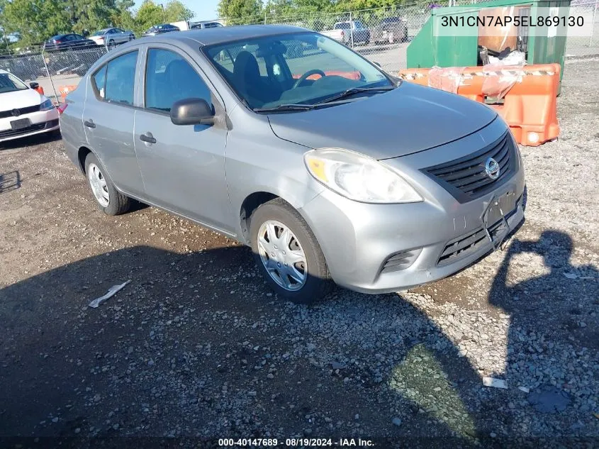 3N1CN7AP5EL869130 2014 Nissan Versa 1.6 S