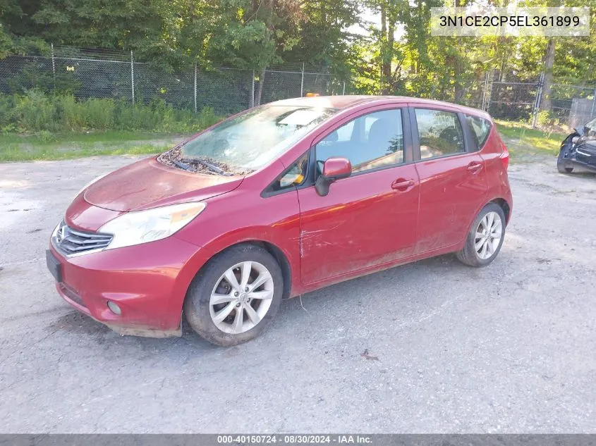 3N1CE2CP5EL361899 2014 Nissan Versa Note Sv