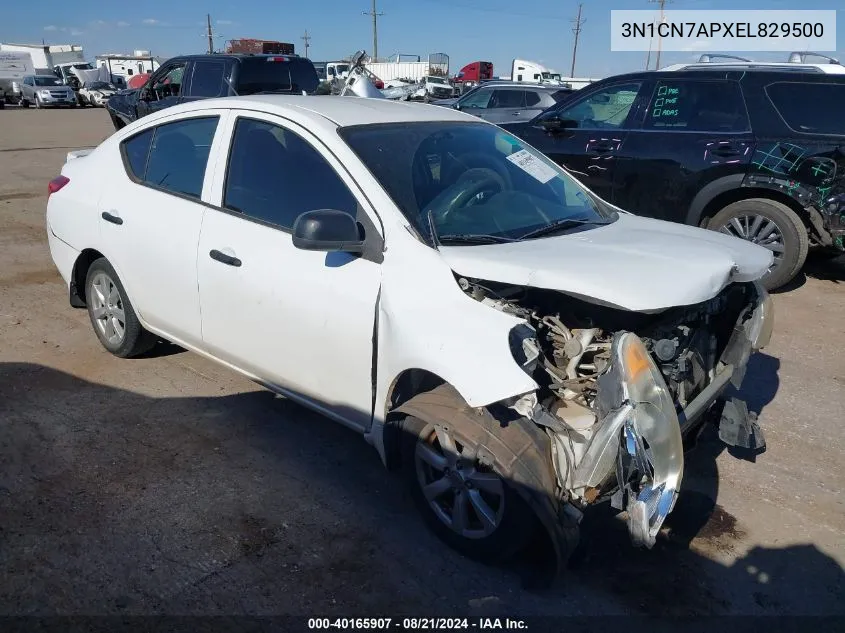 3N1CN7APXEL829500 2014 Nissan Versa S/S Plus/Sv/Sl