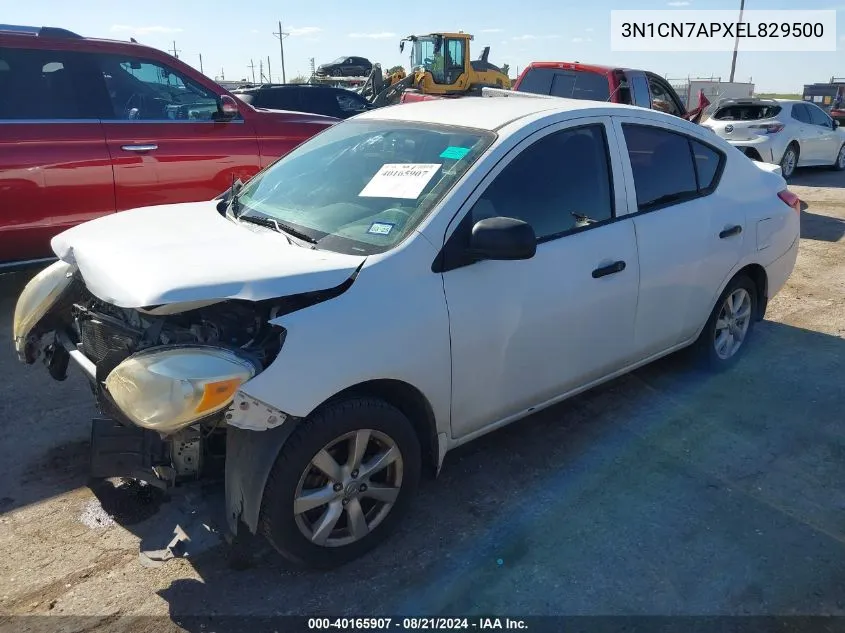 3N1CN7APXEL829500 2014 Nissan Versa S/S Plus/Sv/Sl