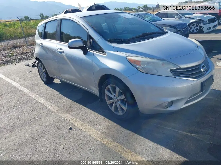 3N1CE2CP0EL358666 2014 Nissan Versa Note Sv