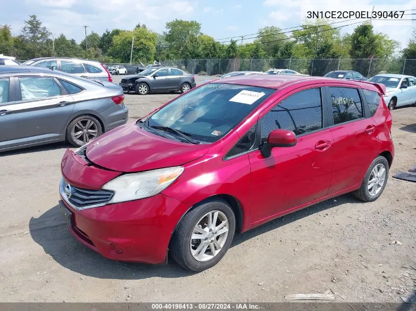 2014 Nissan Versa Note S Plus VIN: 3N1CE2CP0EL390467 Lot: 40198413