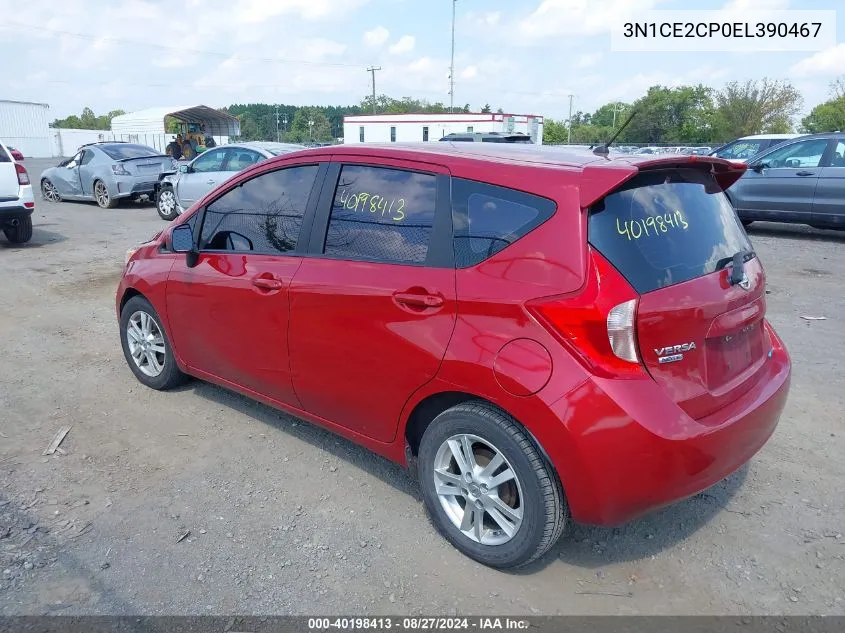 2014 Nissan Versa Note S Plus VIN: 3N1CE2CP0EL390467 Lot: 40198413