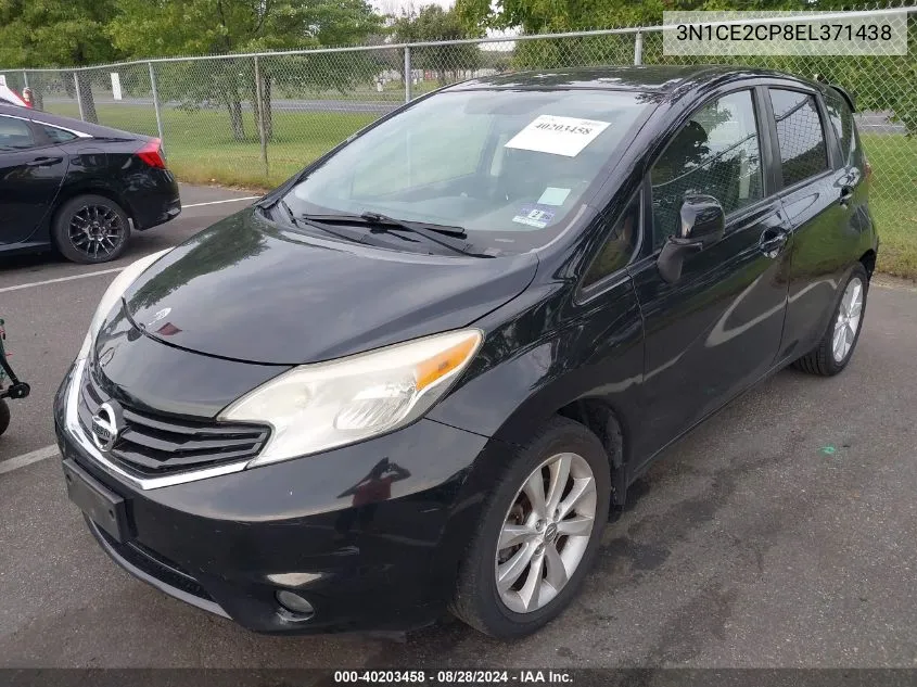 2014 Nissan Versa Note Sv VIN: 3N1CE2CP8EL371438 Lot: 40203458