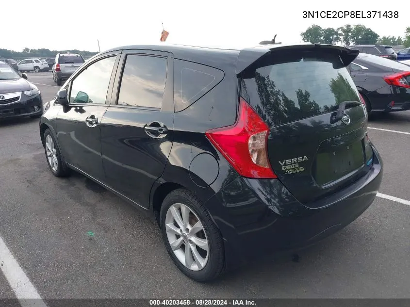 2014 Nissan Versa Note Sv VIN: 3N1CE2CP8EL371438 Lot: 40203458