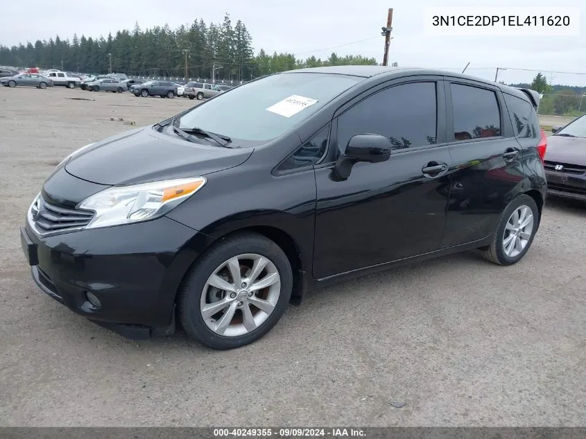 2014 Nissan Versa Note Sv VIN: 3N1CE2DP1EL411620 Lot: 40249355