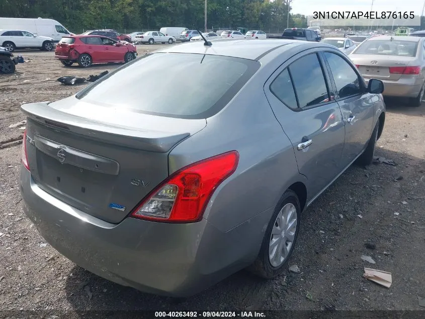 2014 Nissan Versa S/S Plus/Sv/Sl VIN: 3N1CN7AP4EL876165 Lot: 40263492