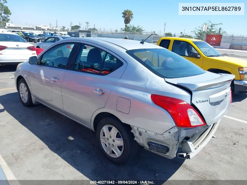 3N1CN7AP5EL862789 2014 Nissan Versa 1.6 S/1.6 S+/1.6 Sl/1.6 Sv