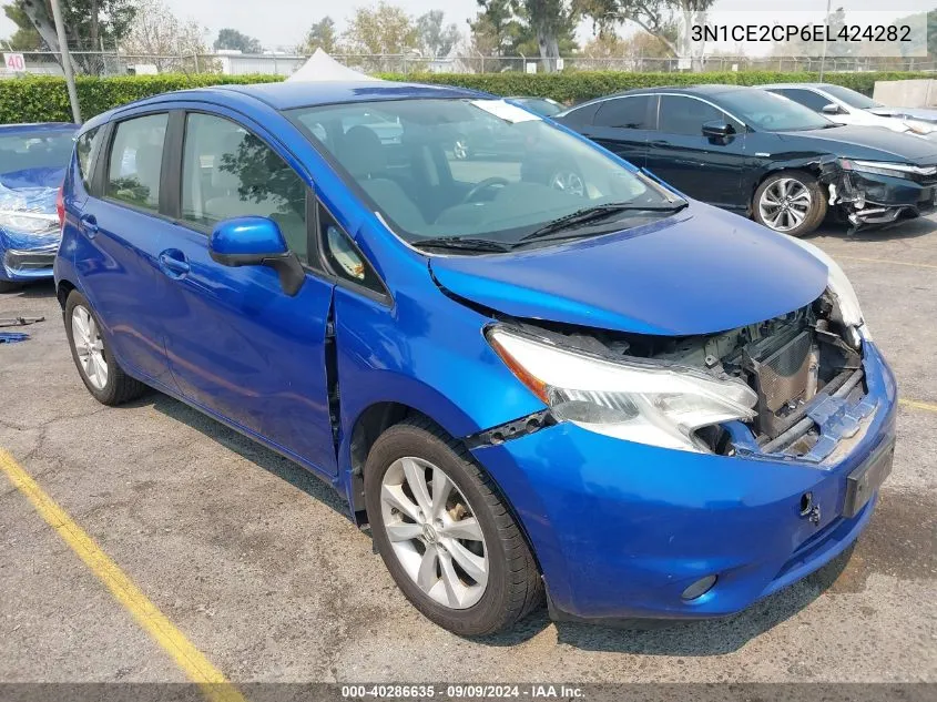 2014 Nissan Versa Note Sv VIN: 3N1CE2CP6EL424282 Lot: 40286635