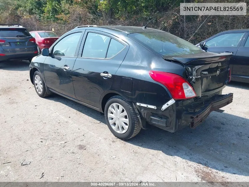 3N1CN7AP4EL825569 2014 Nissan Versa 1.6 Sv