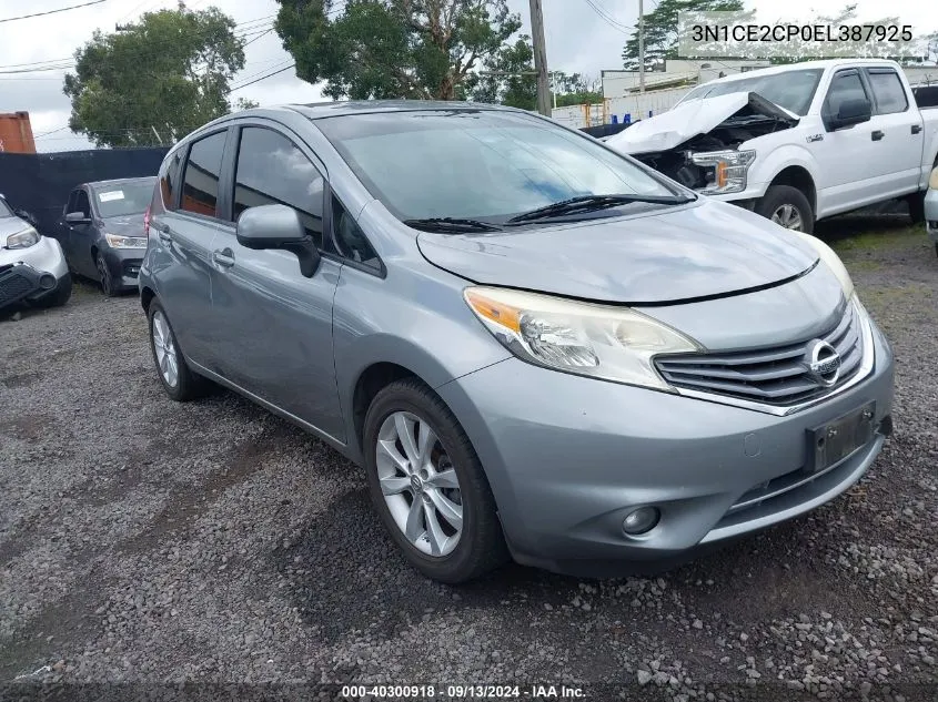 3N1CE2CP0EL387925 2014 Nissan Versa Note Sv