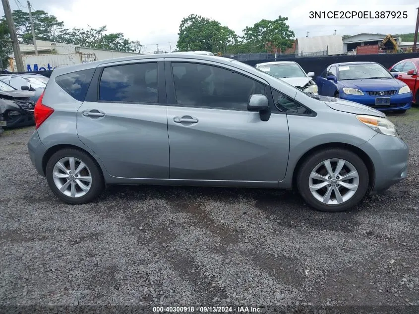 3N1CE2CP0EL387925 2014 Nissan Versa Note Sv