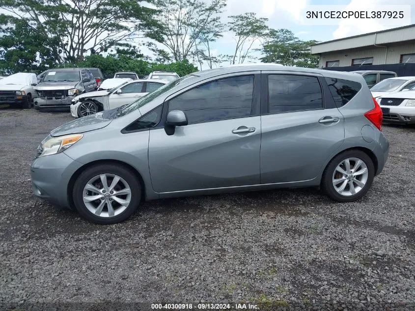 2014 Nissan Versa Note Sv VIN: 3N1CE2CP0EL387925 Lot: 40300918