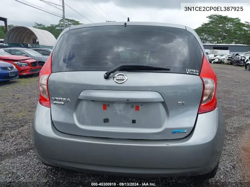 2014 Nissan Versa Note Sv VIN: 3N1CE2CP0EL387925 Lot: 40300918