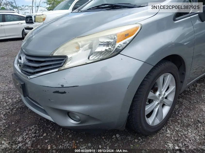 3N1CE2CP0EL387925 2014 Nissan Versa Note Sv