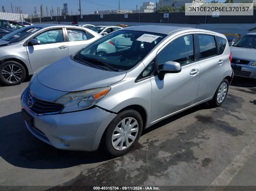 2014 Nissan Versa Note Sv VIN: 3N1CE2CP6EL370157 Lot: 40315704