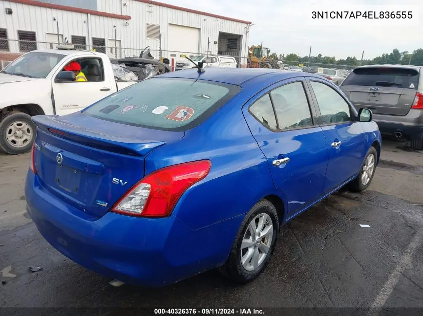 3N1CN7AP4EL836555 2014 Nissan Versa 1.6 Sv