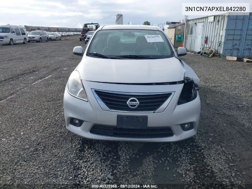 3N1CN7APXEL842280 2014 Nissan Versa 1.6 Sv