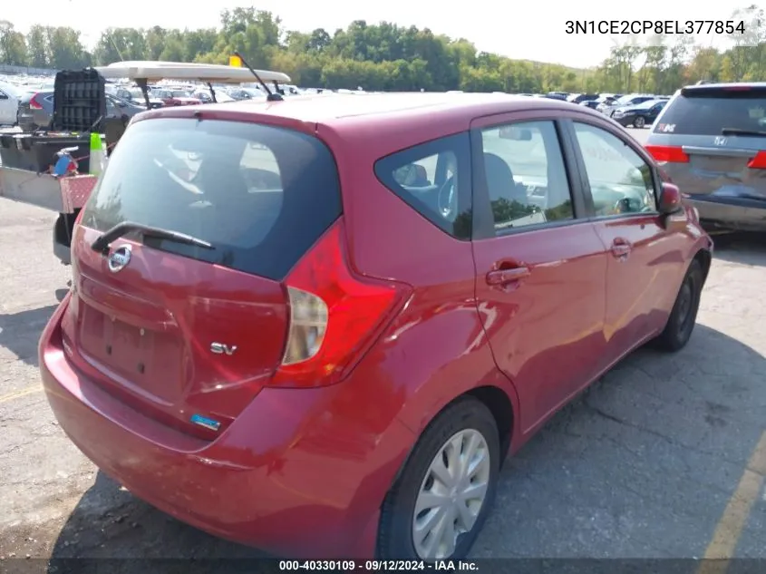 2014 Nissan Versa Note Sv VIN: 3N1CE2CP8EL377854 Lot: 40330109