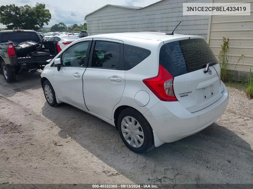 2014 Nissan Versa Note S/S Plus/Sv/Sl VIN: 3N1CE2CP8EL433419 Lot: 40332365