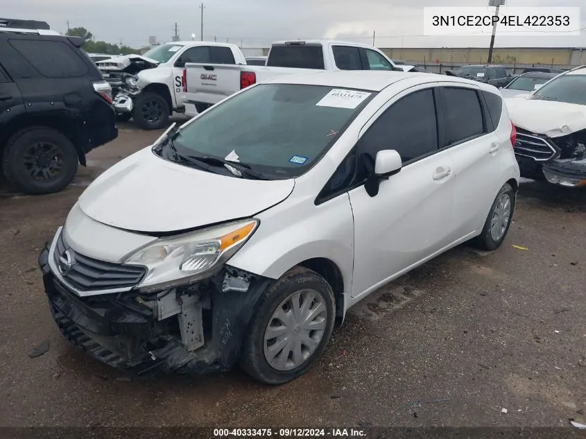 3N1CE2CP4EL422353 2014 Nissan Versa Note S/S Plus/Sv/Sl