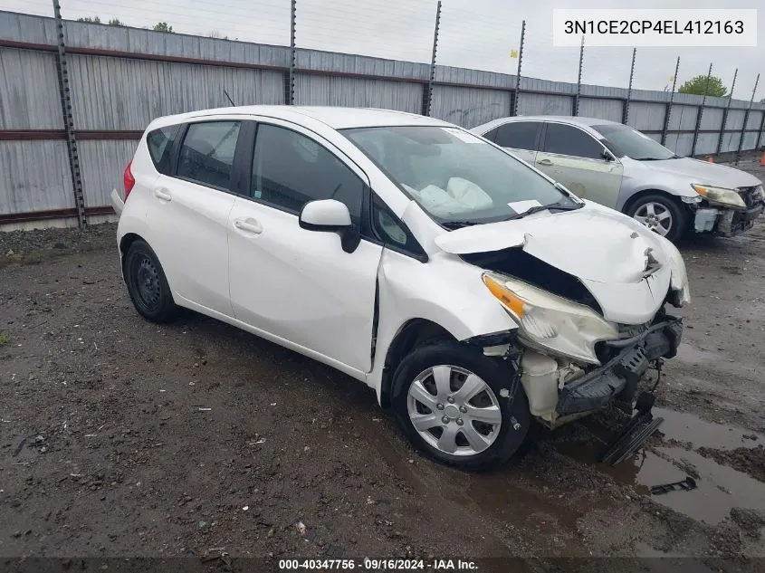 2014 Nissan Versa Note S/S Plus/Sv/Sl VIN: 3N1CE2CP4EL412163 Lot: 40347756