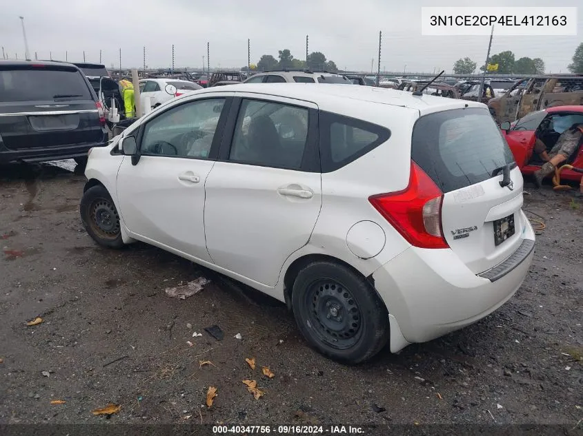 2014 Nissan Versa Note S/S Plus/Sv/Sl VIN: 3N1CE2CP4EL412163 Lot: 40347756