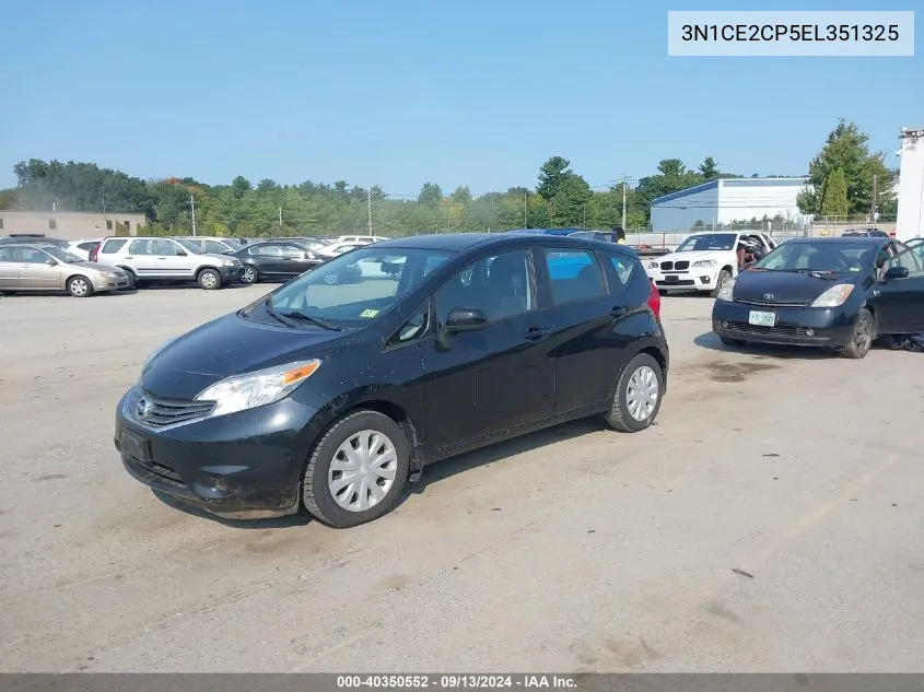 2014 Nissan Versa Note Sv VIN: 3N1CE2CP5EL351325 Lot: 40350552