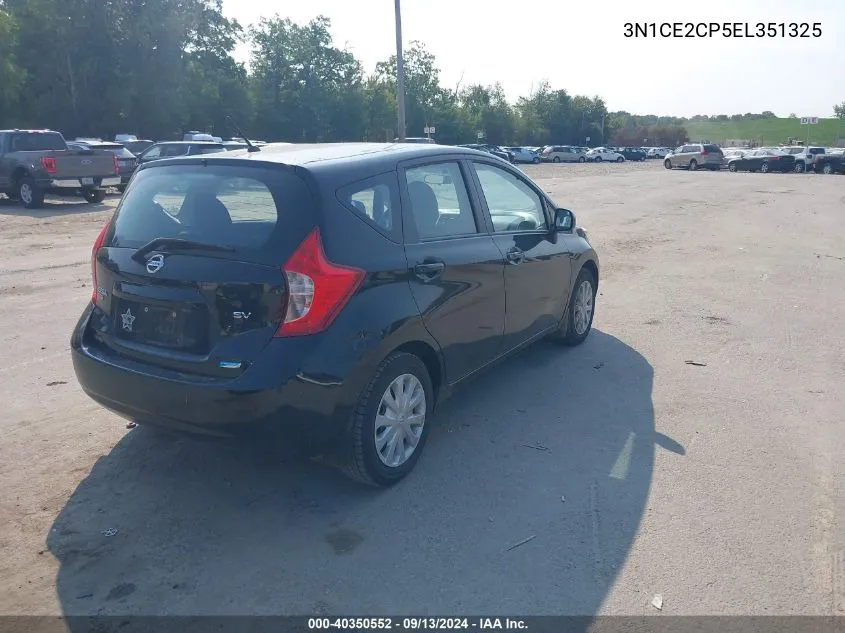 3N1CE2CP5EL351325 2014 Nissan Versa Note Sv