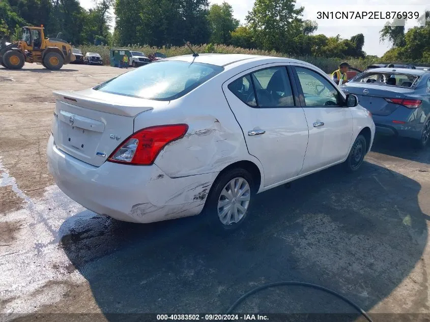 3N1CN7AP2EL876939 2014 Nissan Versa 1.6 S/1.6 S+/1.6 Sl/1.6 Sv