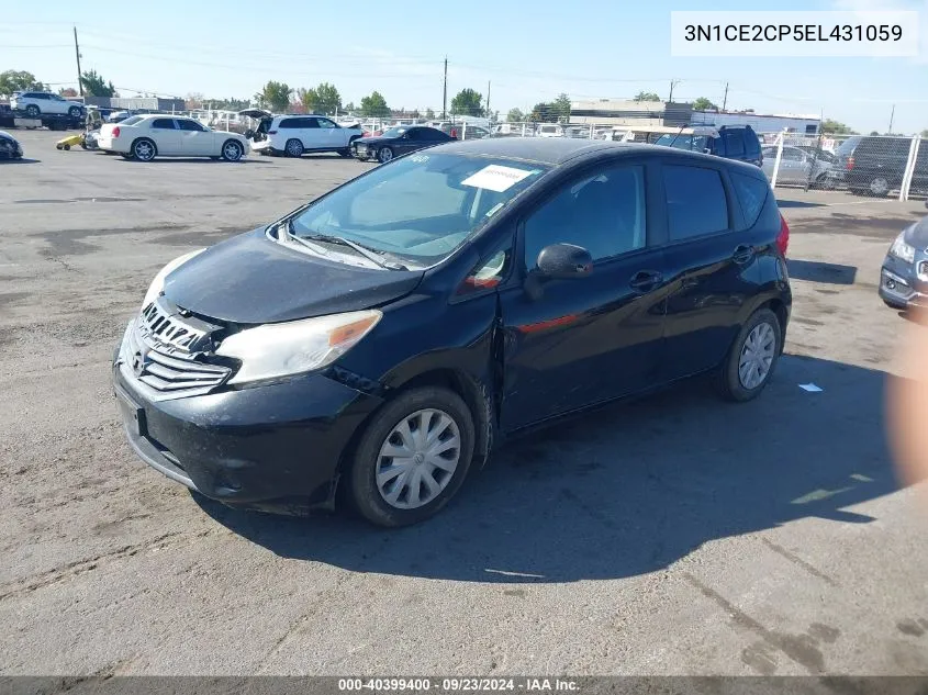 2014 Nissan Versa Note Sv VIN: 3N1CE2CP5EL431059 Lot: 40399400