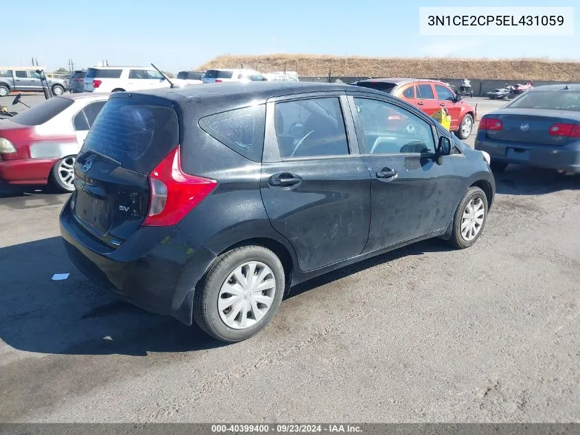 2014 Nissan Versa Note Sv VIN: 3N1CE2CP5EL431059 Lot: 40399400