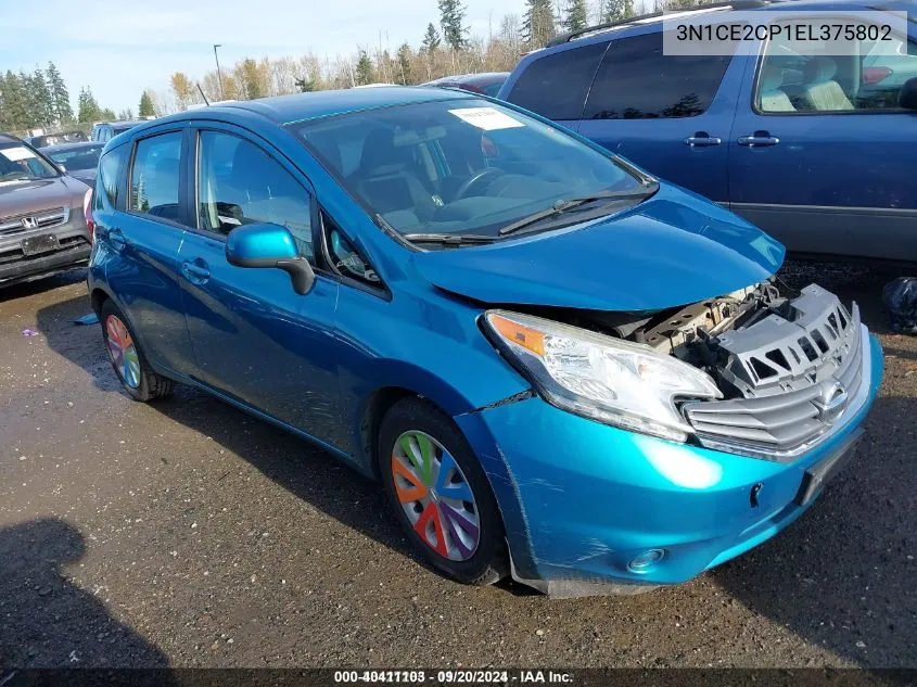 2014 Nissan Versa Note S (Sr)/S Plus/Sv VIN: 3N1CE2CP1EL375802 Lot: 40411103