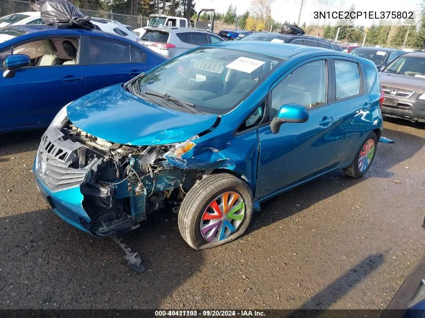 2014 Nissan Versa Note S (Sr)/S Plus/Sv VIN: 3N1CE2CP1EL375802 Lot: 40411103