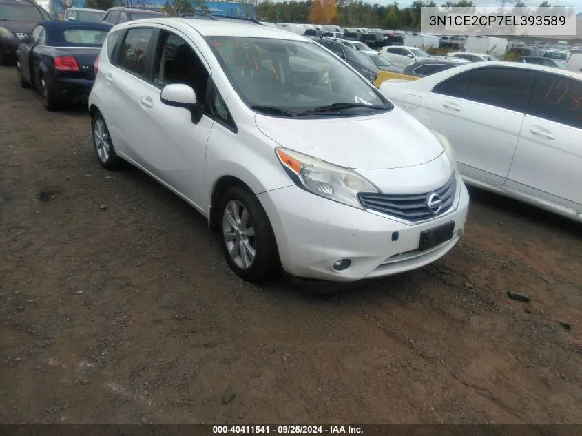 2014 Nissan Versa Note Sv VIN: 3N1CE2CP7EL393589 Lot: 40411541