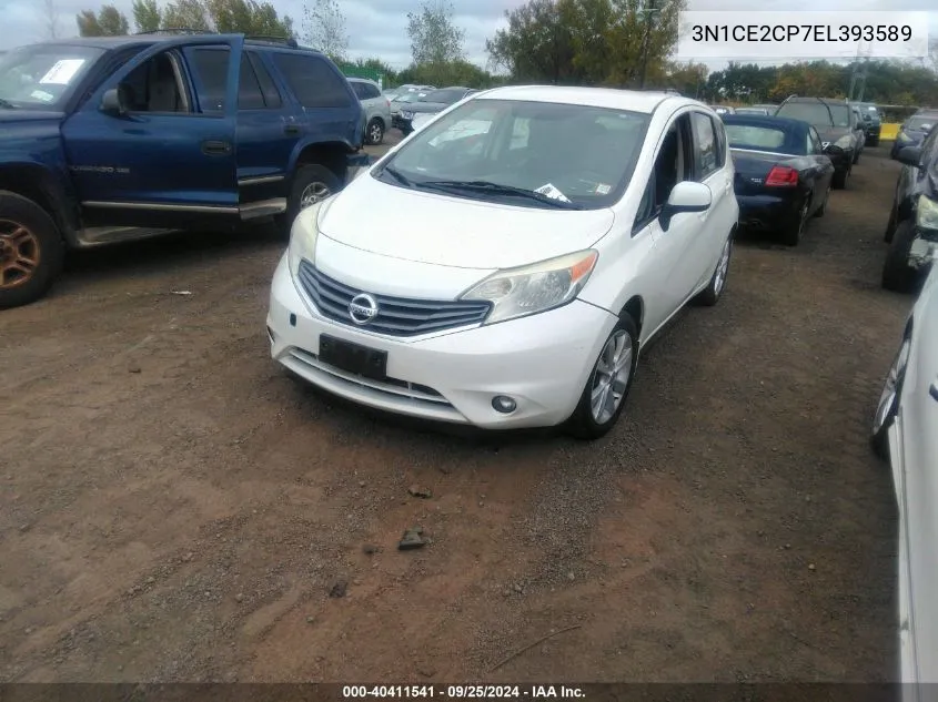 2014 Nissan Versa Note Sv VIN: 3N1CE2CP7EL393589 Lot: 40411541