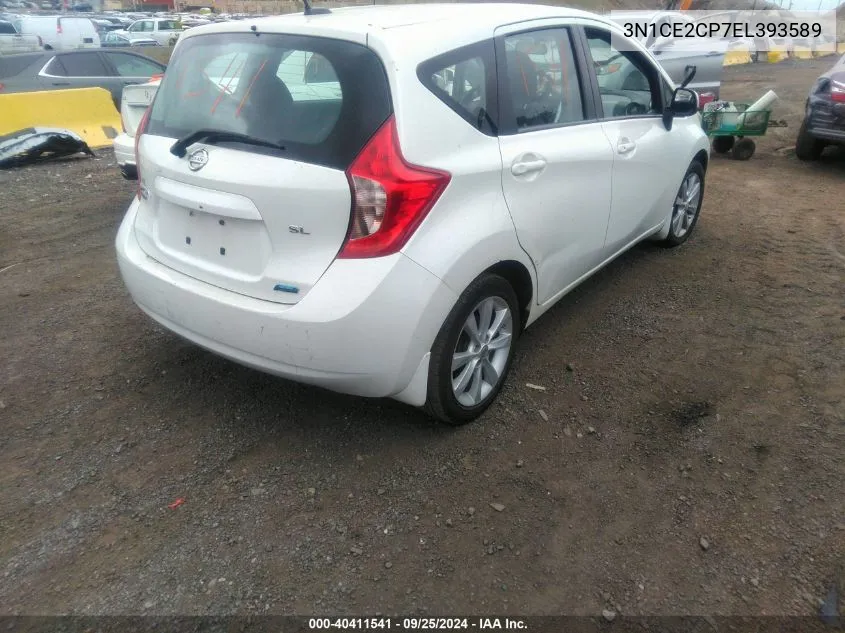 2014 Nissan Versa Note Sv VIN: 3N1CE2CP7EL393589 Lot: 40411541